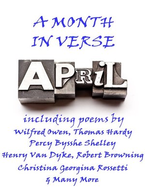 cover image of April, A Month In Verse
